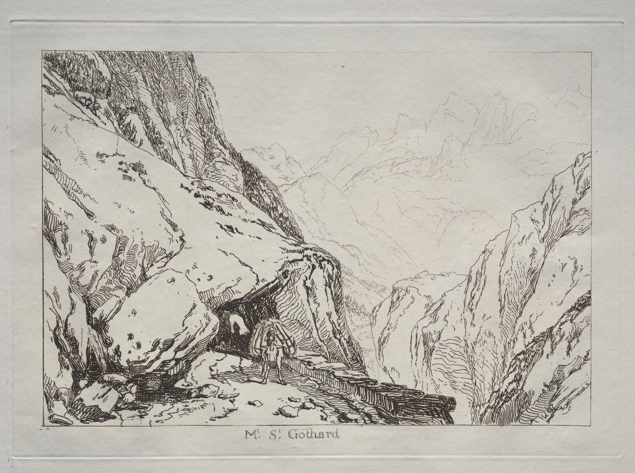 Książka do nauki: Mt. św. Gotard autorstwa Joseph Mallord William Turner