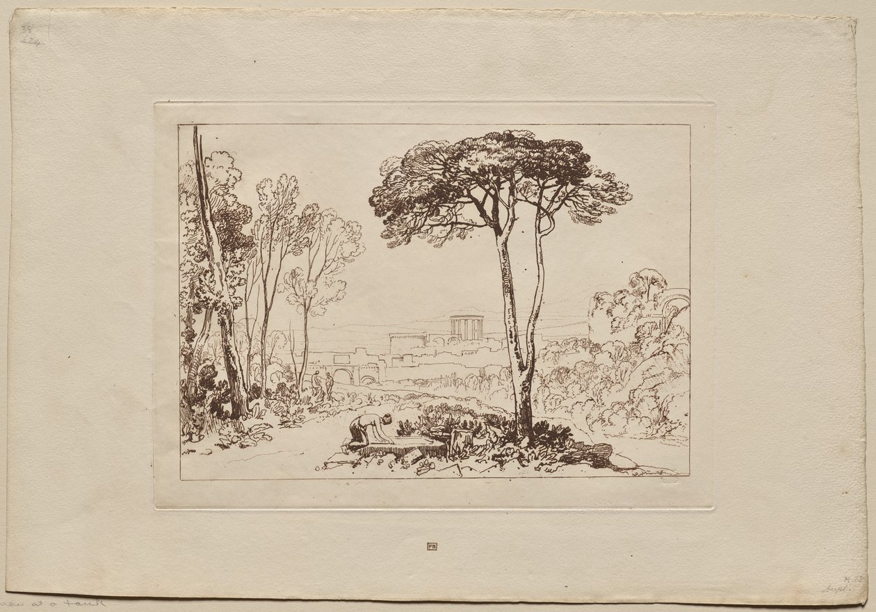 Zeszyt do studium: Scena na wsi autorstwa Joseph Mallord William Turner