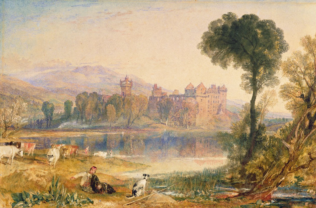 Pałac Linlithgow autorstwa Joseph Mallord William Turner