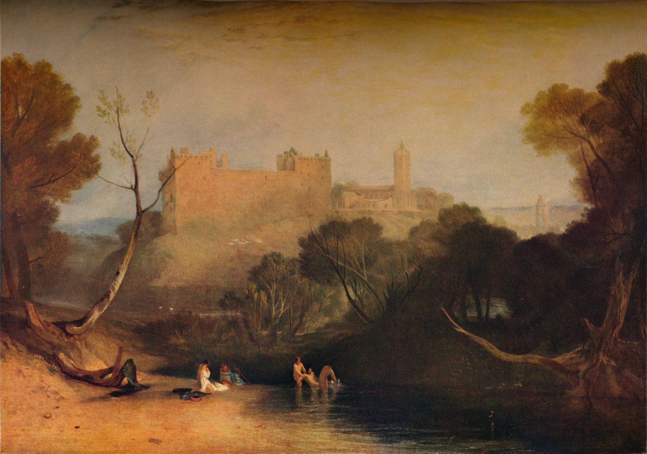 Pałac Linlithgow, Szkocja, c1810, 1938 autorstwa Joseph Mallord William Turner