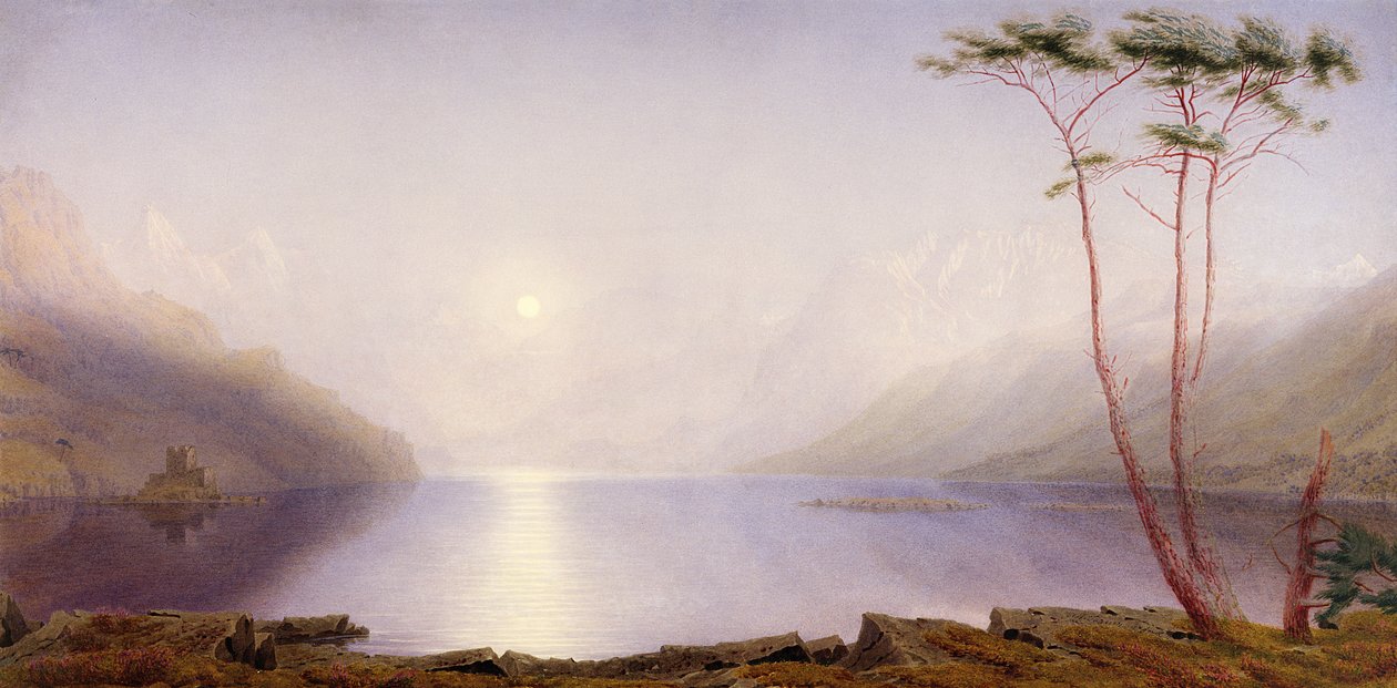 Loch Duich, letnie światło księżyca autorstwa Joseph Mallord William Turner
