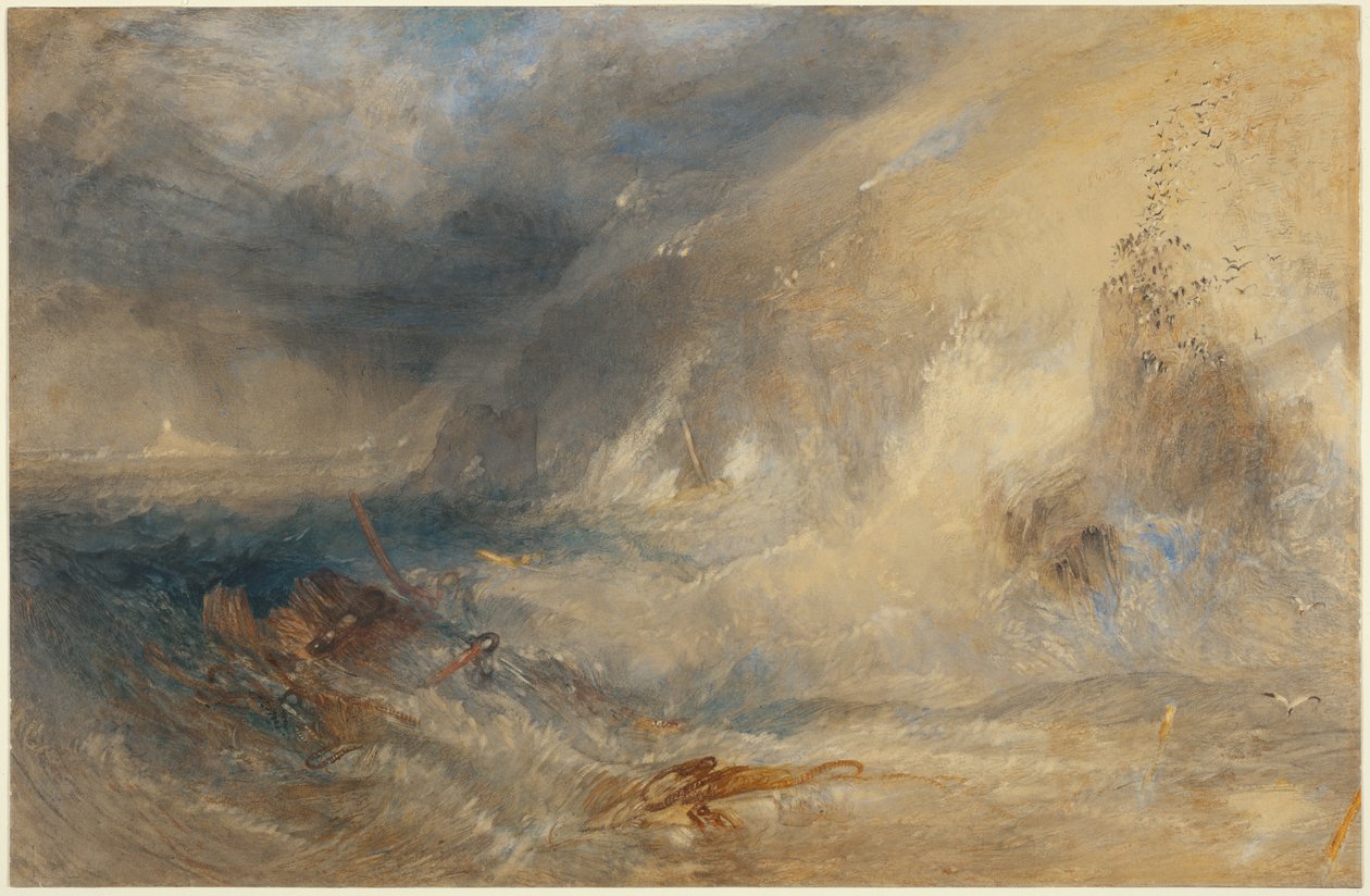 Latarnia morska Longships, Land’s End autorstwa Joseph Mallord William Turner