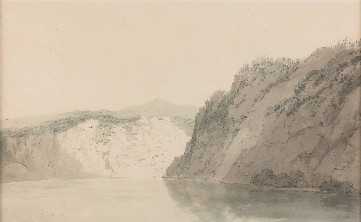 Lucerna [lub Lucerna koło Altdorfu], data nieznana (akwarela na papierze) autorstwa Joseph Mallord William Turner