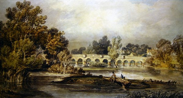 Maidenhead Bridge (akwarela na papierze) autorstwa Joseph Mallord William Turner