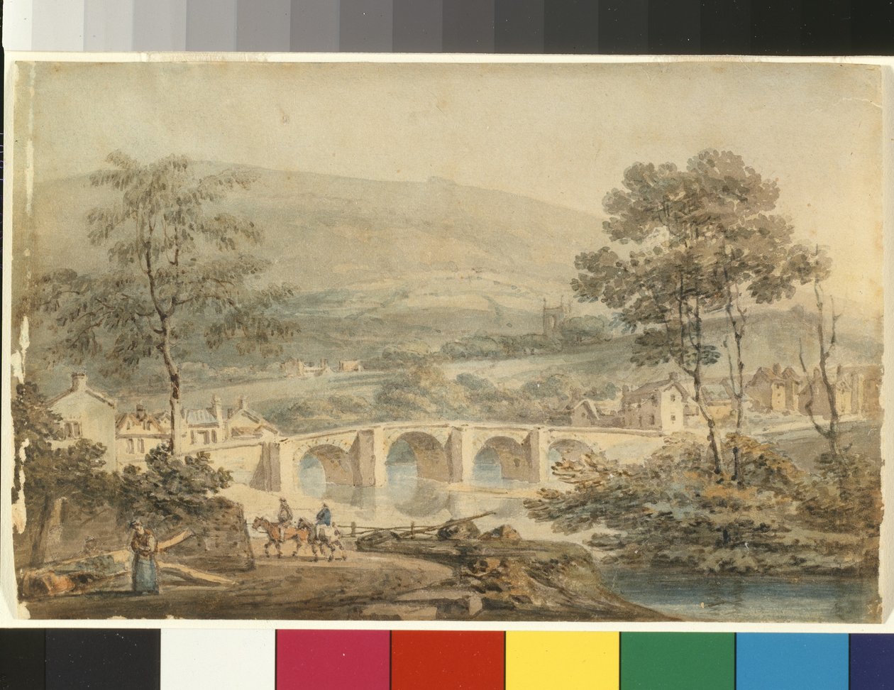 Matlock (akwarela na ołówku na białym papierze) autorstwa Joseph Mallord William Turner