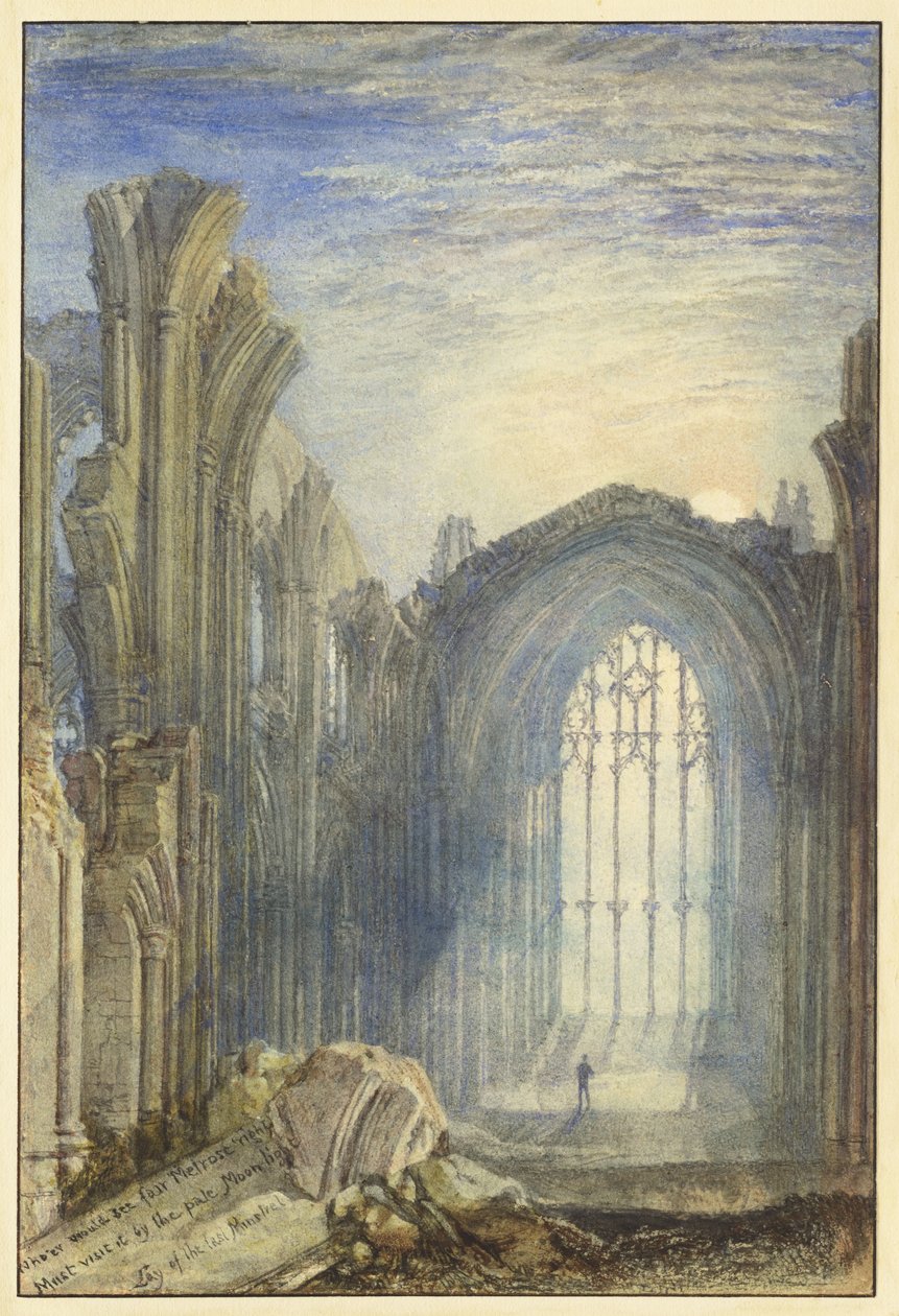 Opactwo Melrose autorstwa Joseph Mallord William Turner