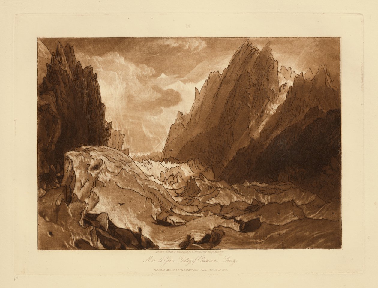 Mer de Glace autorstwa Joseph Mallord William Turner