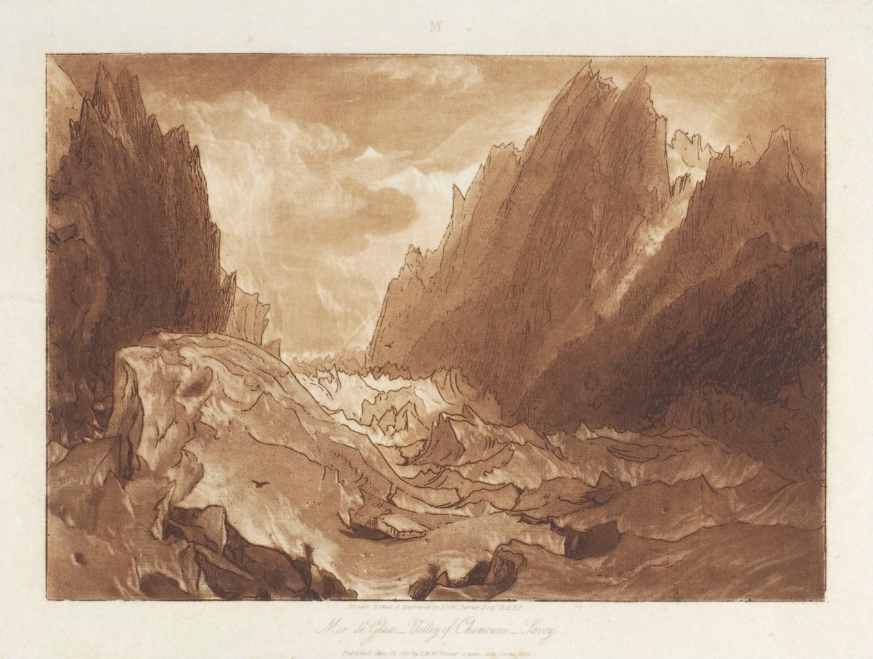 Mer de Glace autorstwa Joseph Mallord William Turner