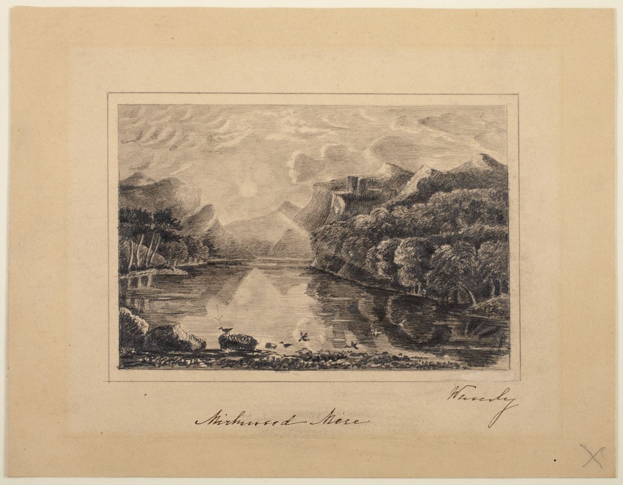Jezioro Mirkwood autorstwa Joseph Mallord William Turner