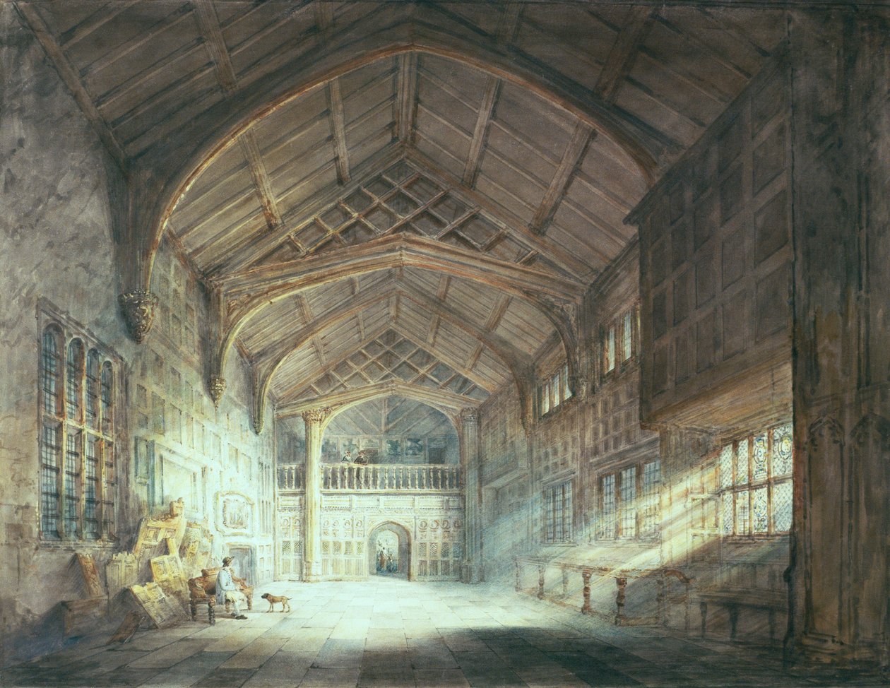 Mitton Hall, Lancashire autorstwa Joseph Mallord William Turner
