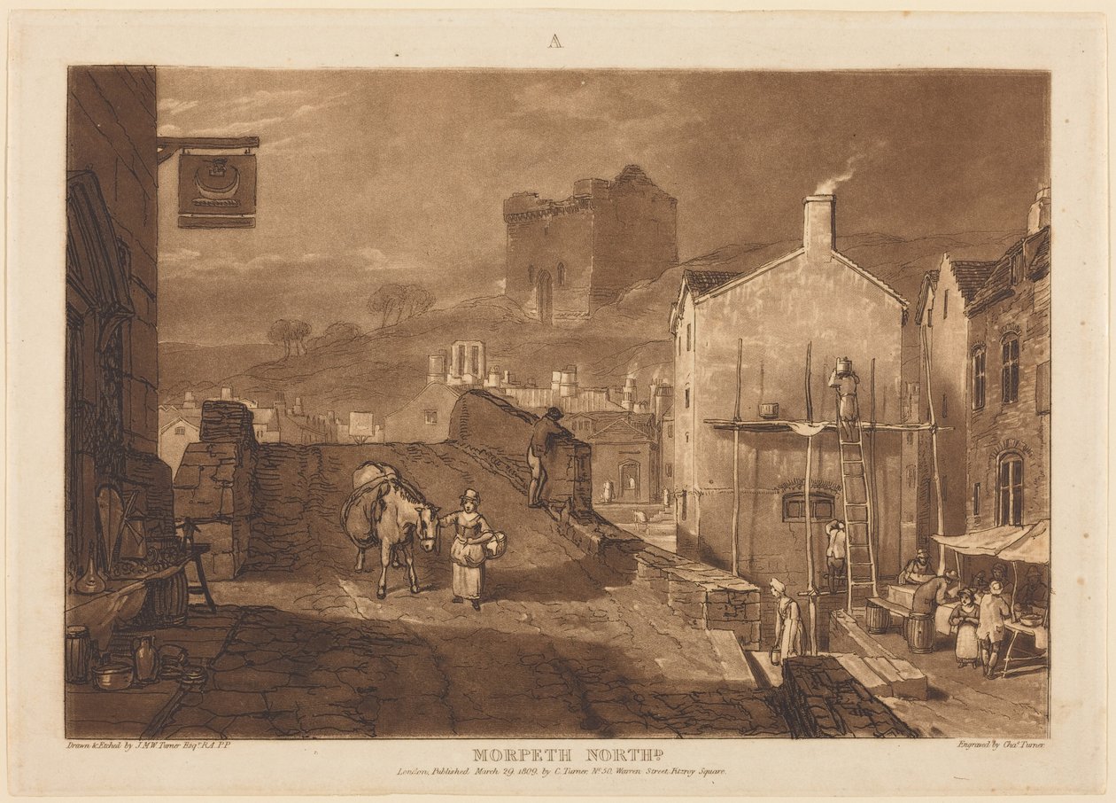 Morpeth autorstwa Joseph Mallord William Turner