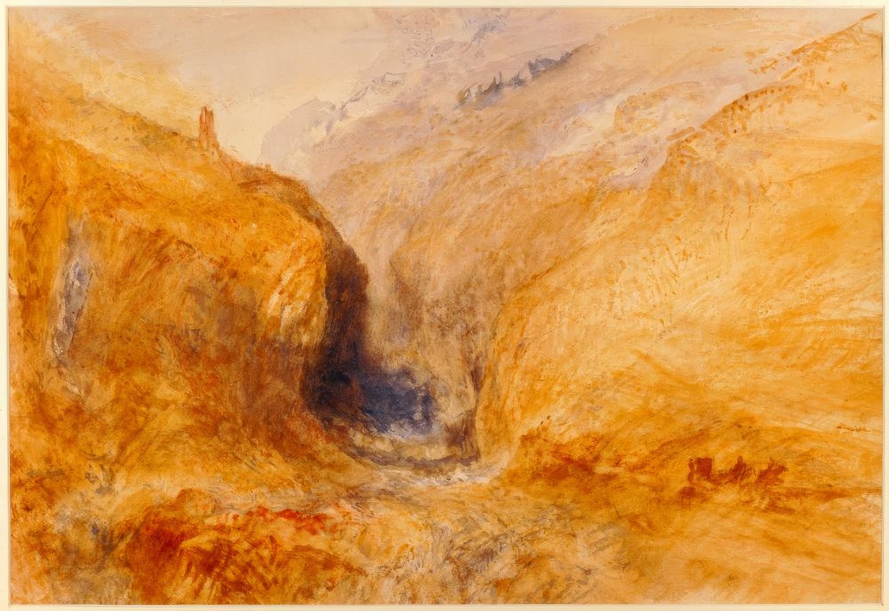 Górzysty krajobraz / autorstwa Turnera. autorstwa Joseph Mallord William Turner