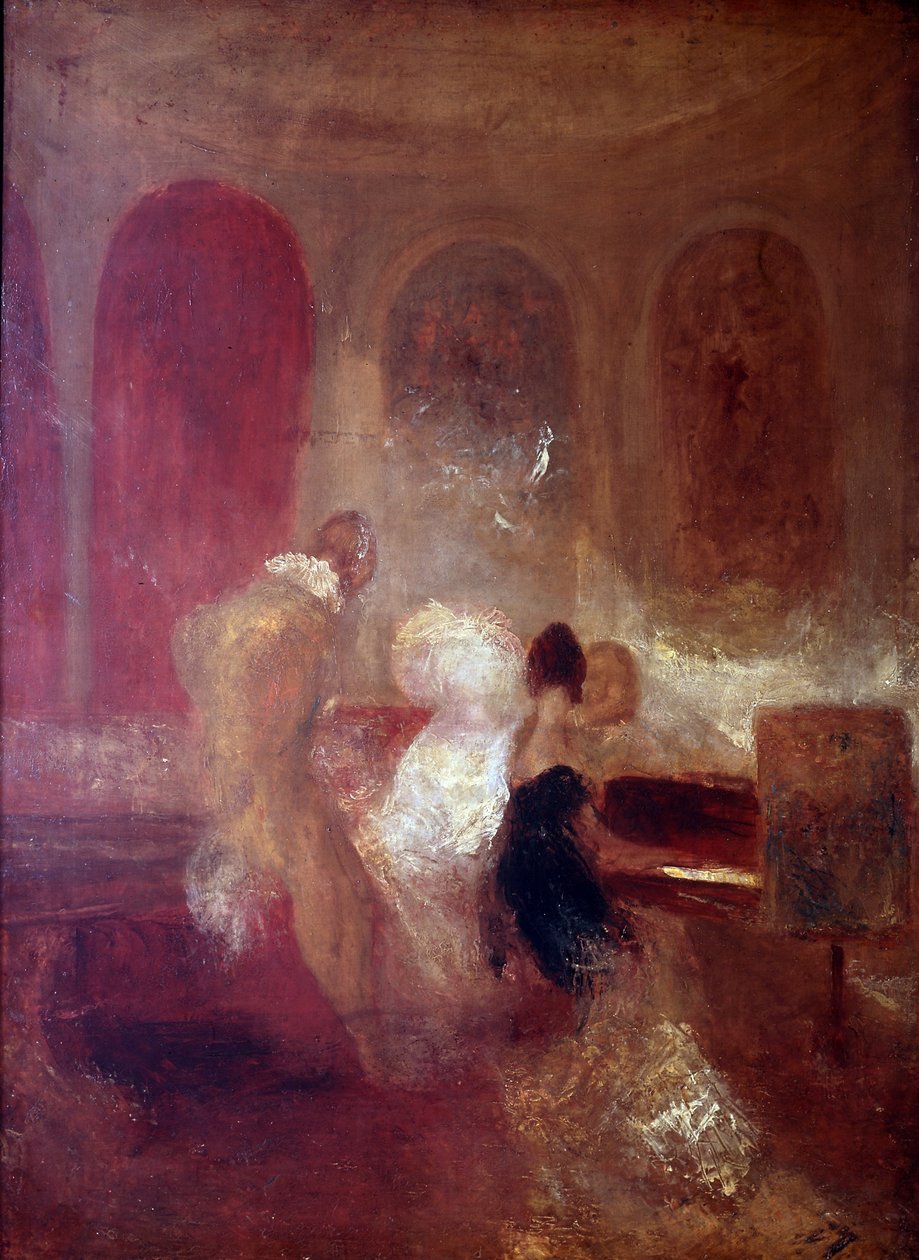 Music Party, Zamek East Cowes, ok. 1835 r. autorstwa Joseph Mallord William Turner