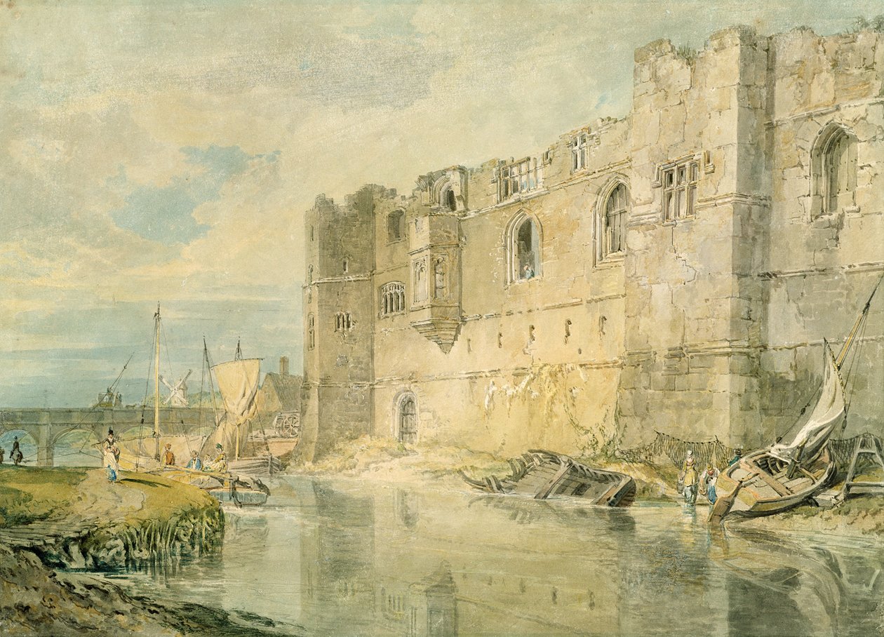 Newark-upon-Trent, ok. 1796 (akwarela nad grafitem na papierze) autorstwa Joseph Mallord William Turner
