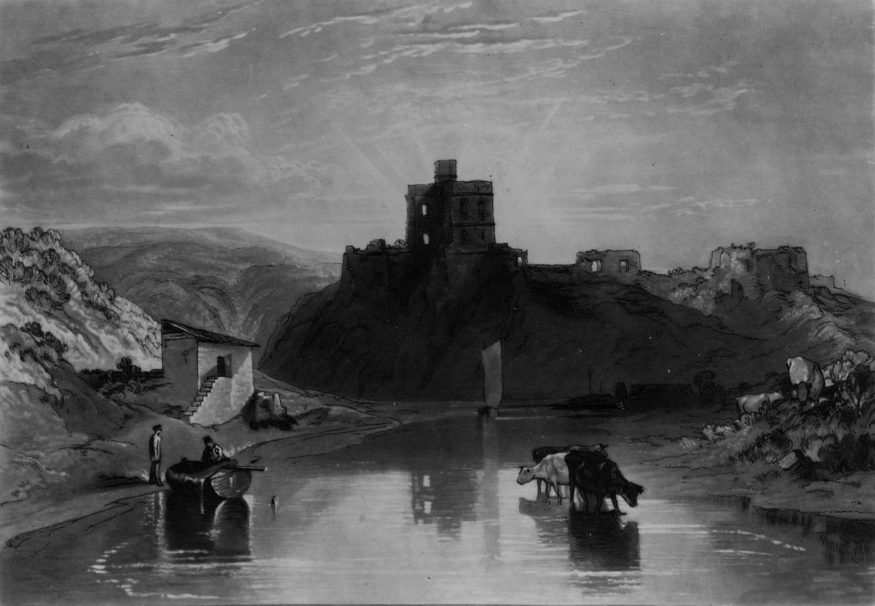 Zamek Norham autorstwa Joseph Mallord William Turner