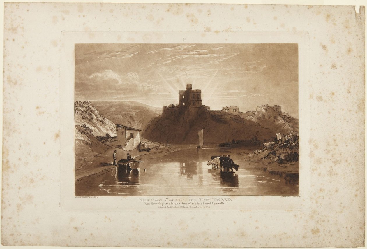 Zamek Norham nad rzeką Tweed autorstwa Joseph Mallord William Turner