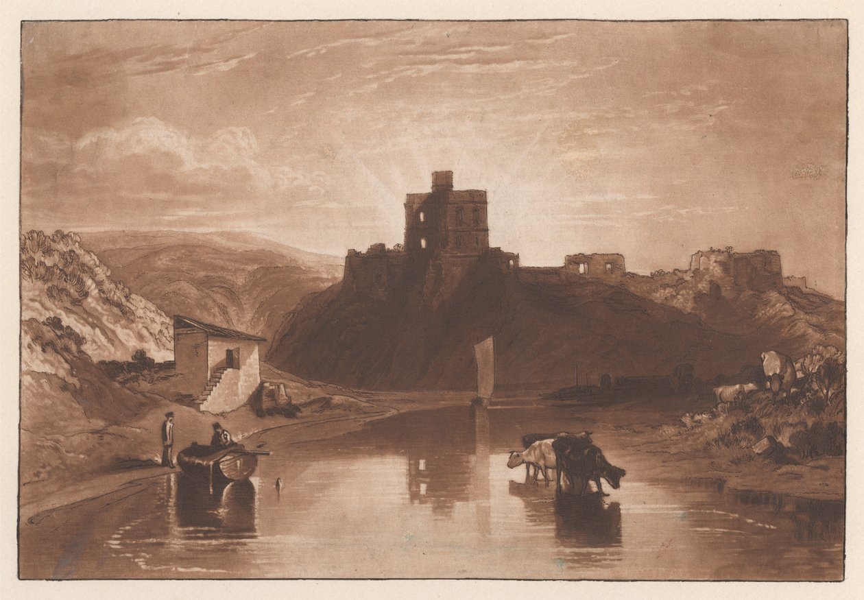 Zamek Norham nad Tweed autorstwa Joseph Mallord William Turner