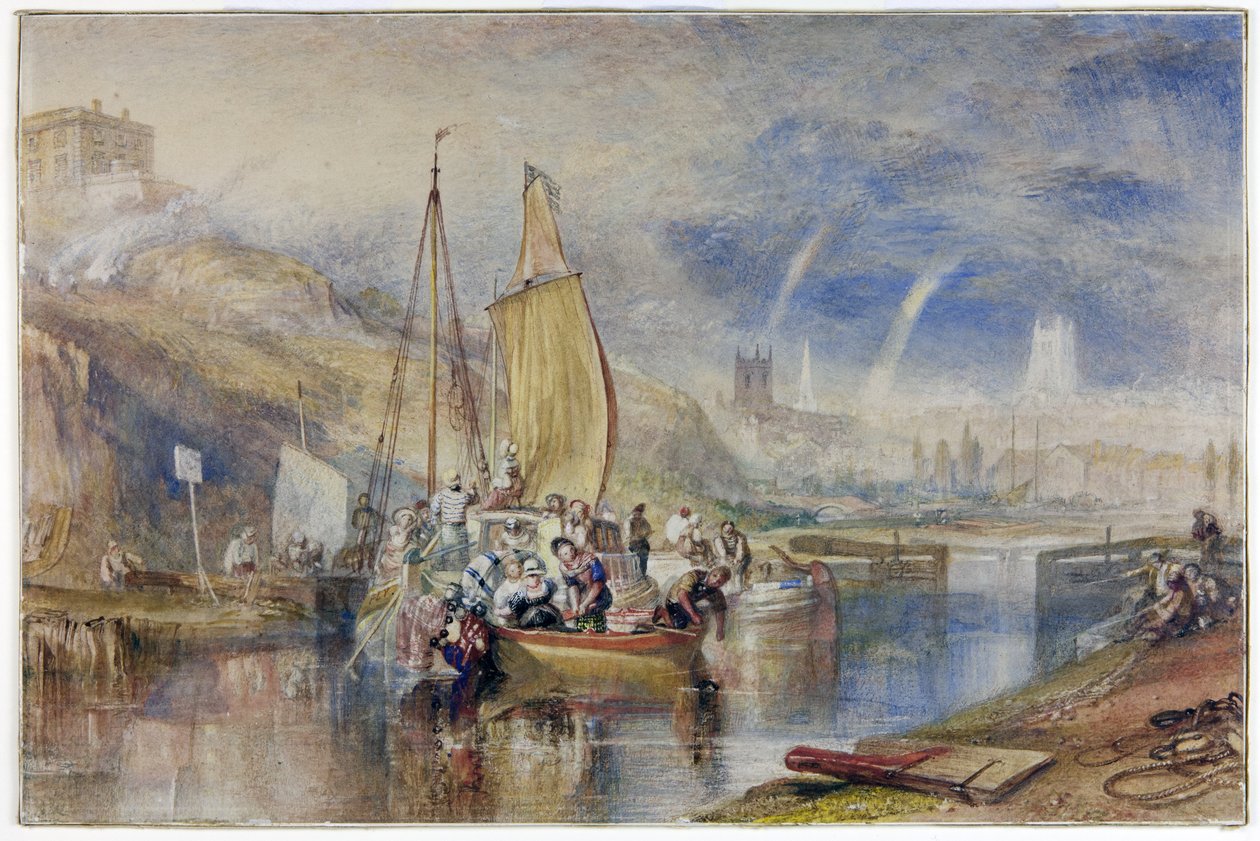 Nottingham autorstwa Joseph Mallord William Turner