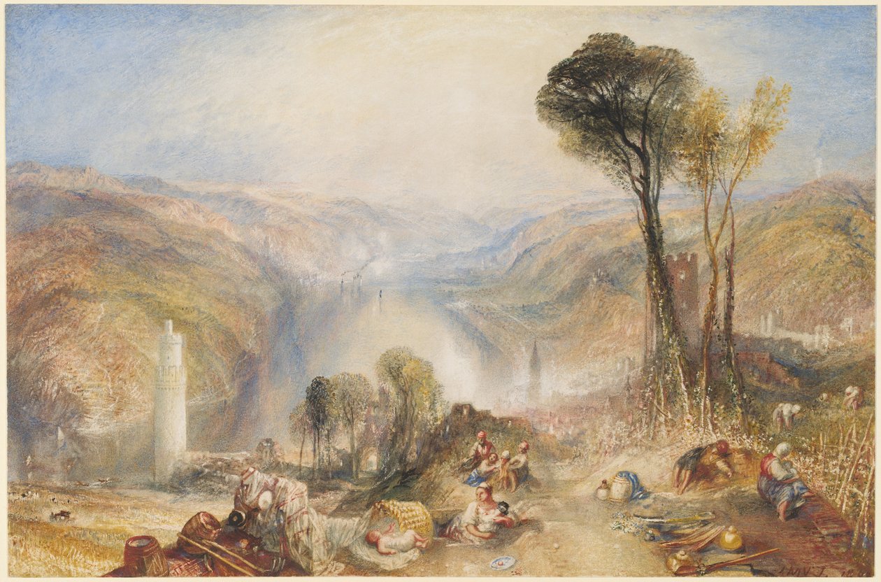 Oberwesel autorstwa Joseph Mallord William Turner