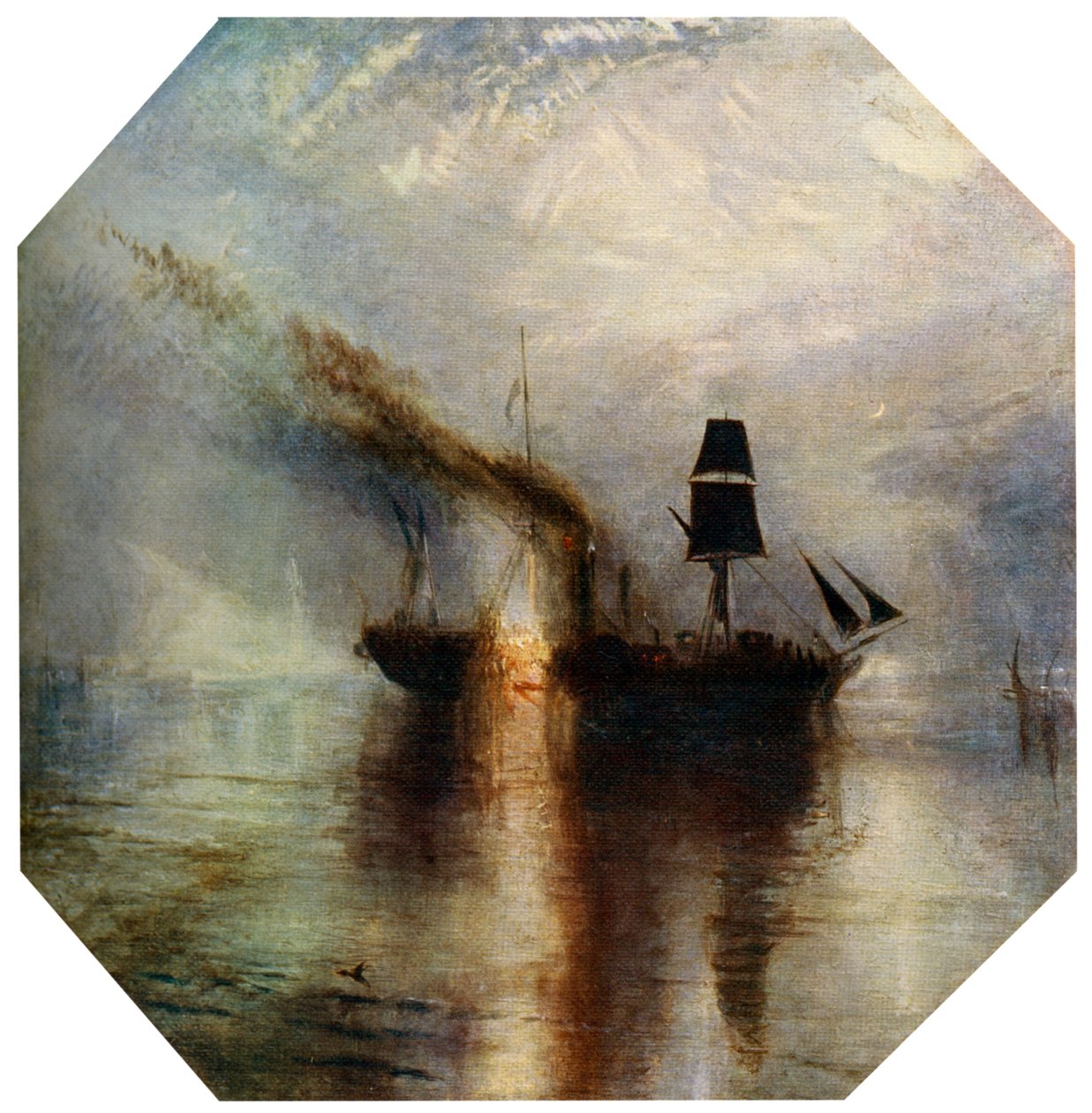 Pokój, pogrzeb na morzu ciała Sir Davida Wilkie, c1842, 1912. autorstwa Joseph Mallord William Turner