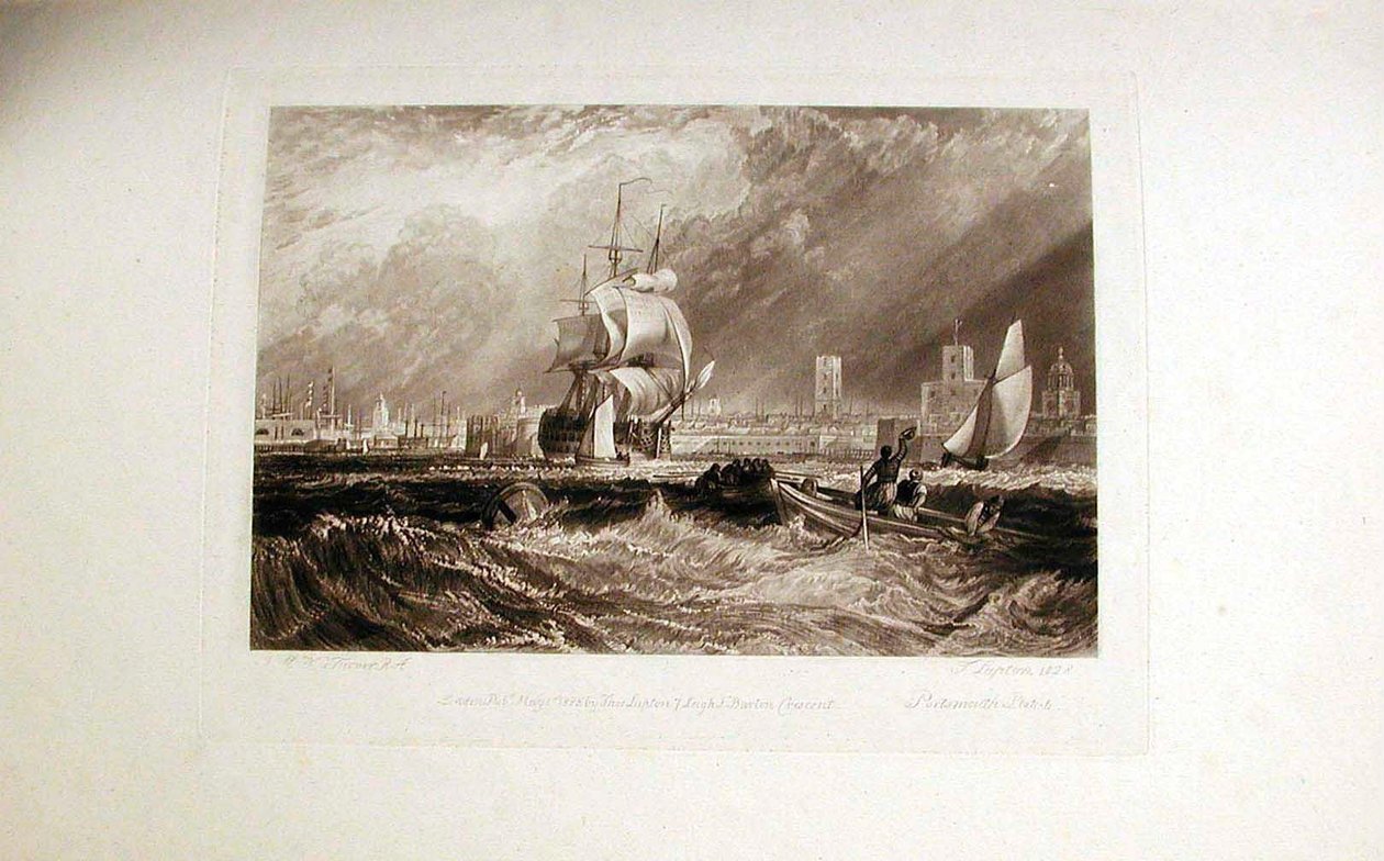 Portsmouth autorstwa Joseph Mallord William Turner