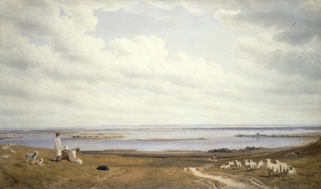 Portsmouth z Portsdown Hill autorstwa Joseph Mallord William Turner