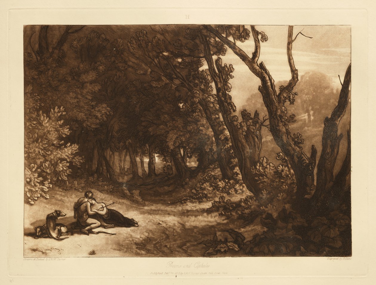 Prokris i Kefalos autorstwa Joseph Mallord William Turner