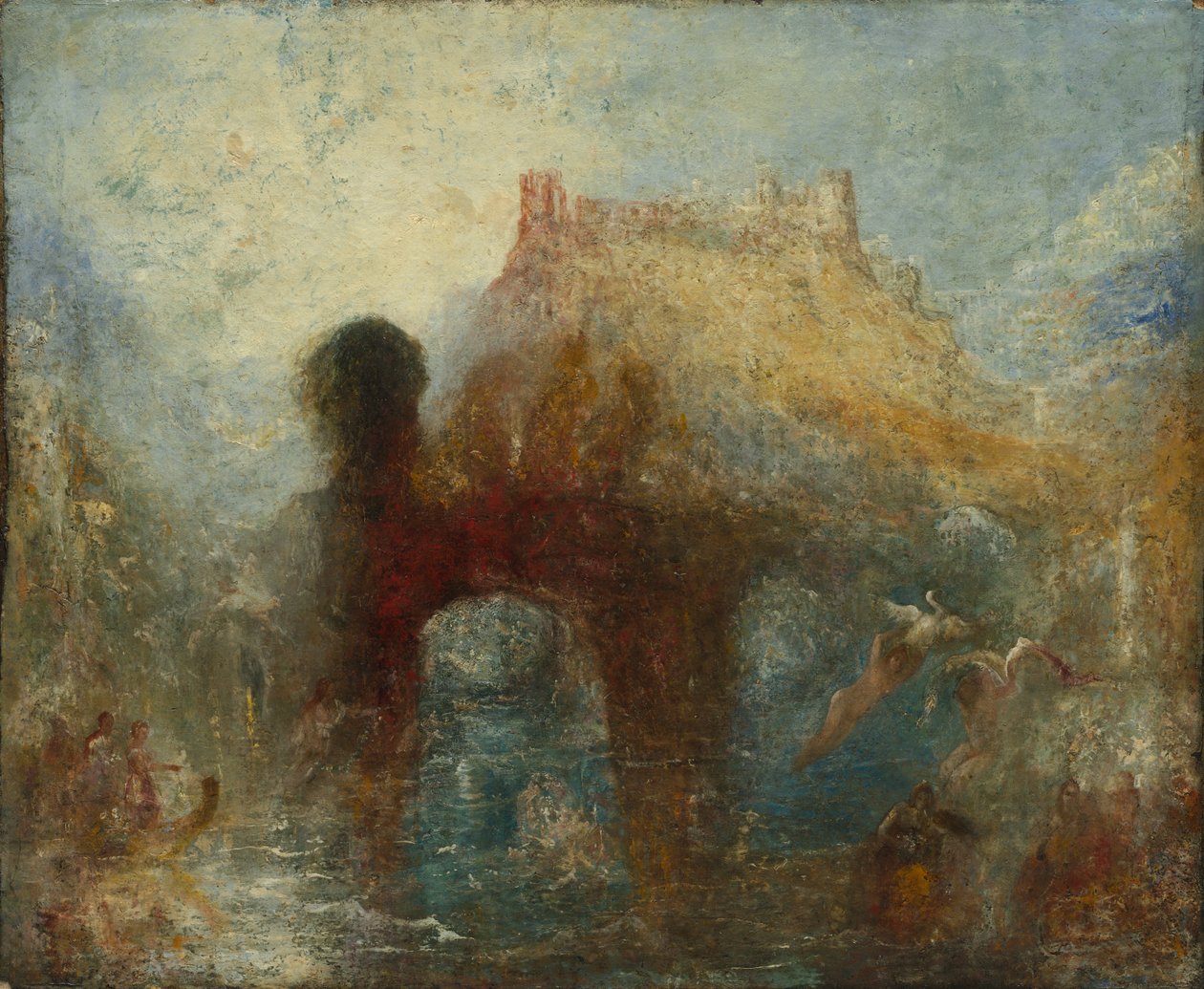 Jaskinia Królowej Mab autorstwa Joseph Mallord William Turner