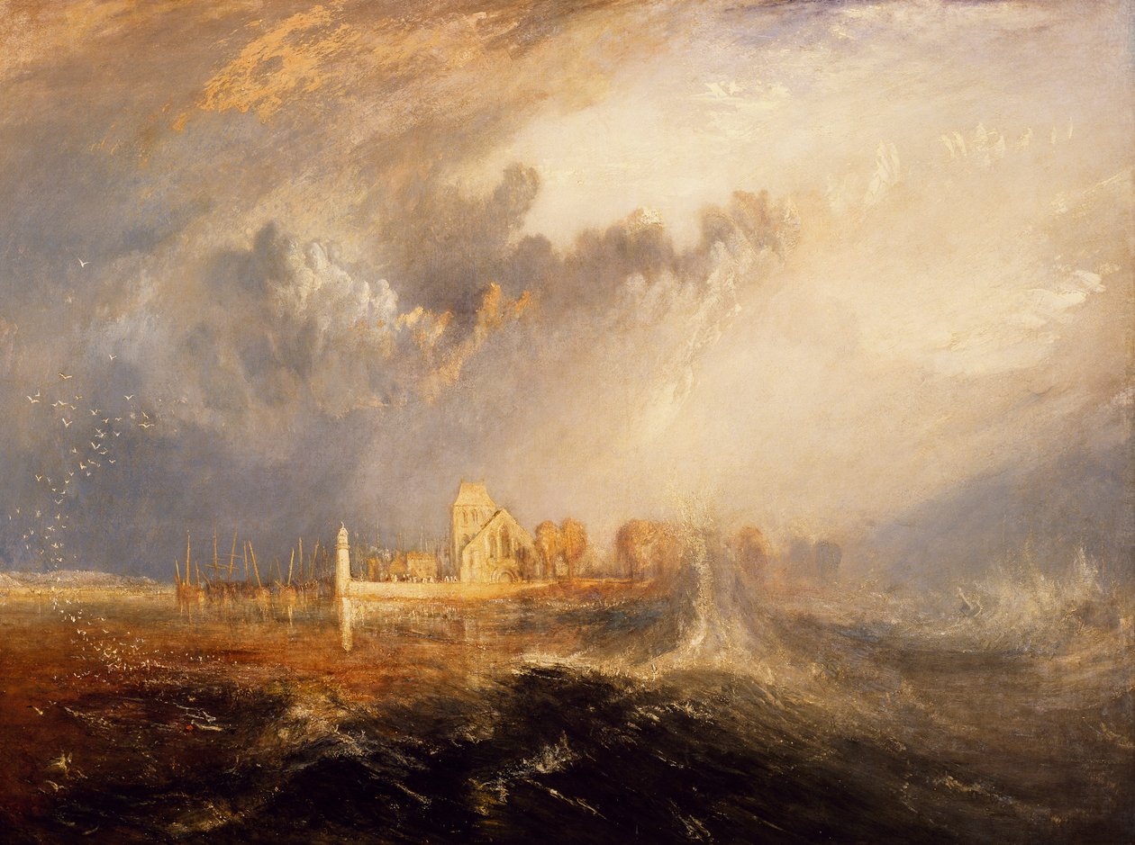 Quillebeuf, Ujście Sekwany autorstwa Joseph Mallord William Turner