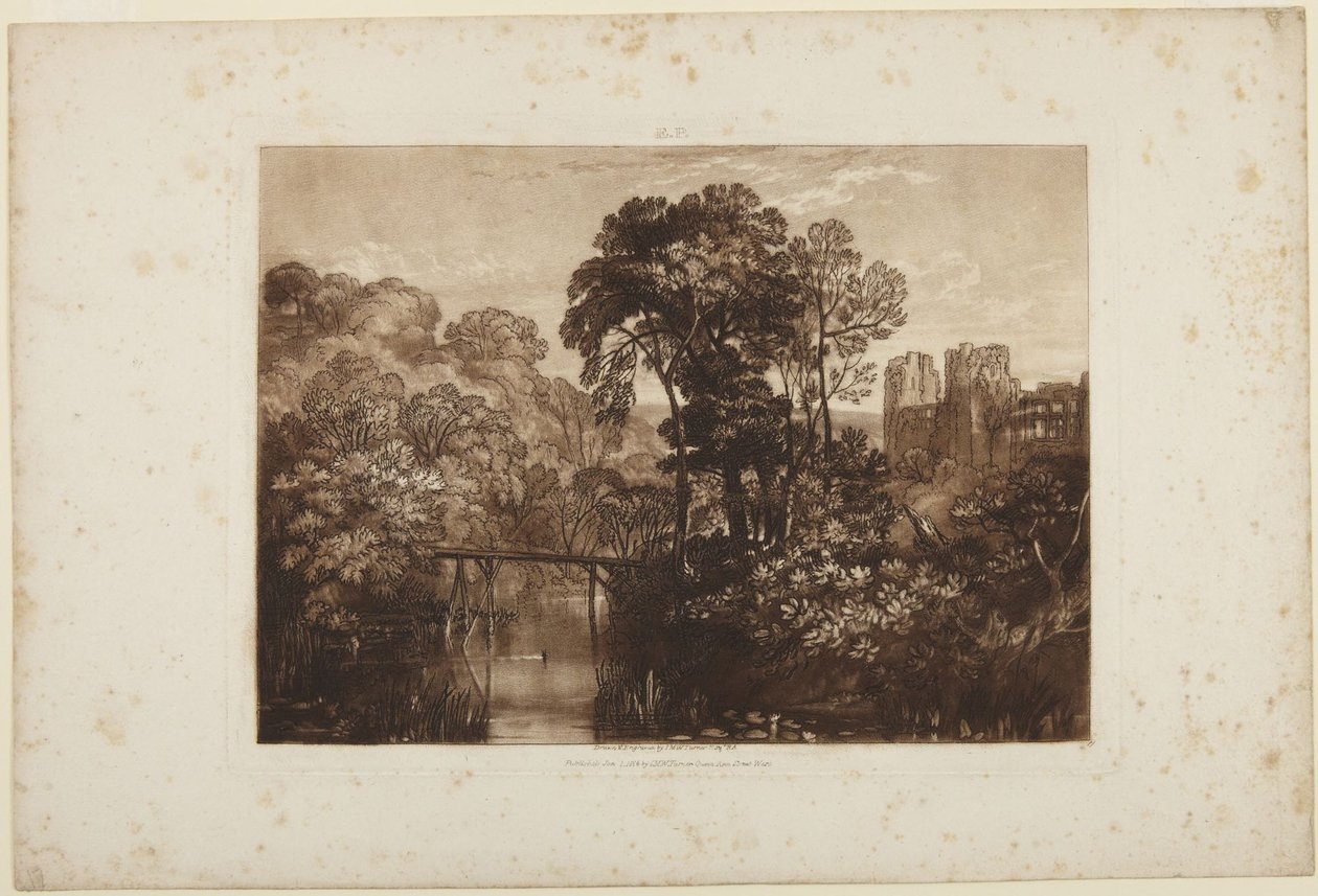 Zamek Raglan autorstwa Joseph Mallord William Turner