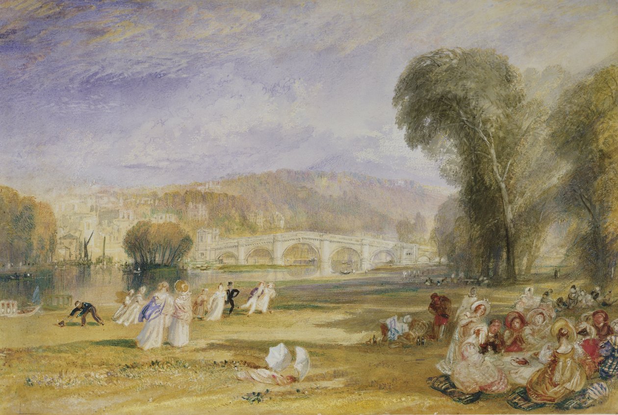 Richmond Hill and Bridge, Surrey, ok. 1828-9 autorstwa Joseph Mallord William Turner