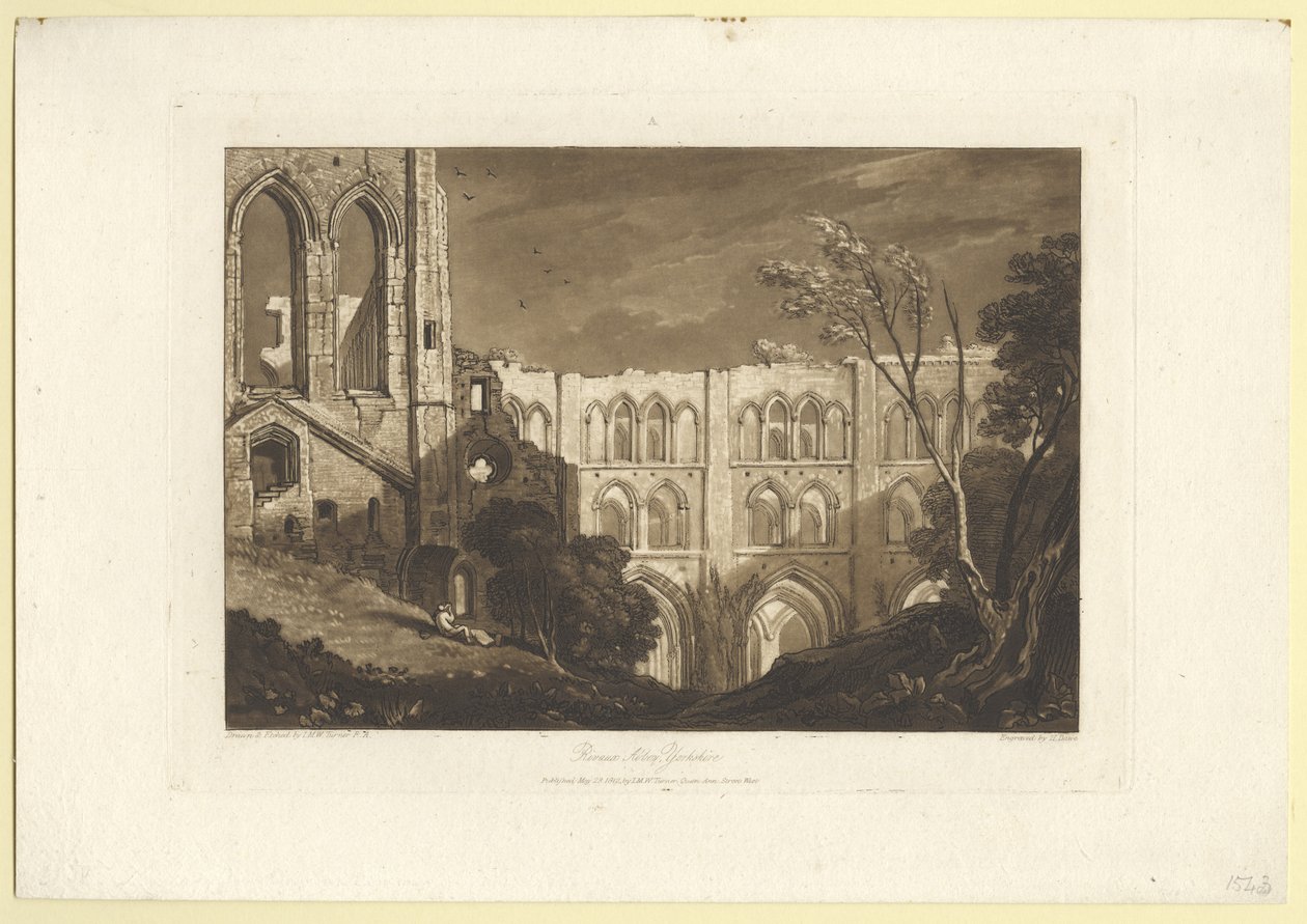 Opactwo Rywale autorstwa Joseph Mallord William Turner