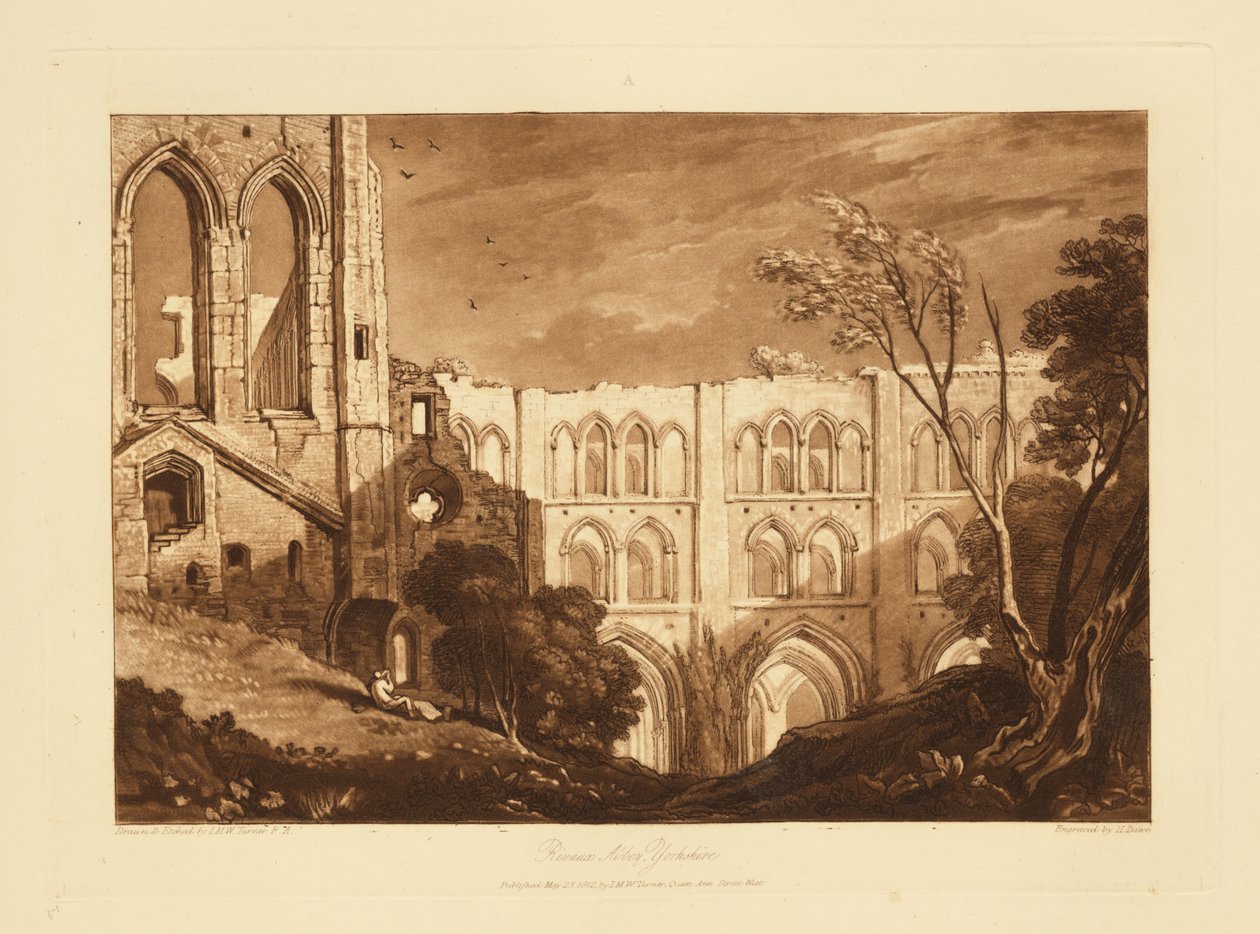 Opactwo Rievaulx autorstwa Joseph Mallord William Turner