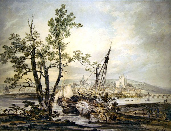 Rochester (ołówek i akwarela na papierze) autorstwa Joseph Mallord William Turner