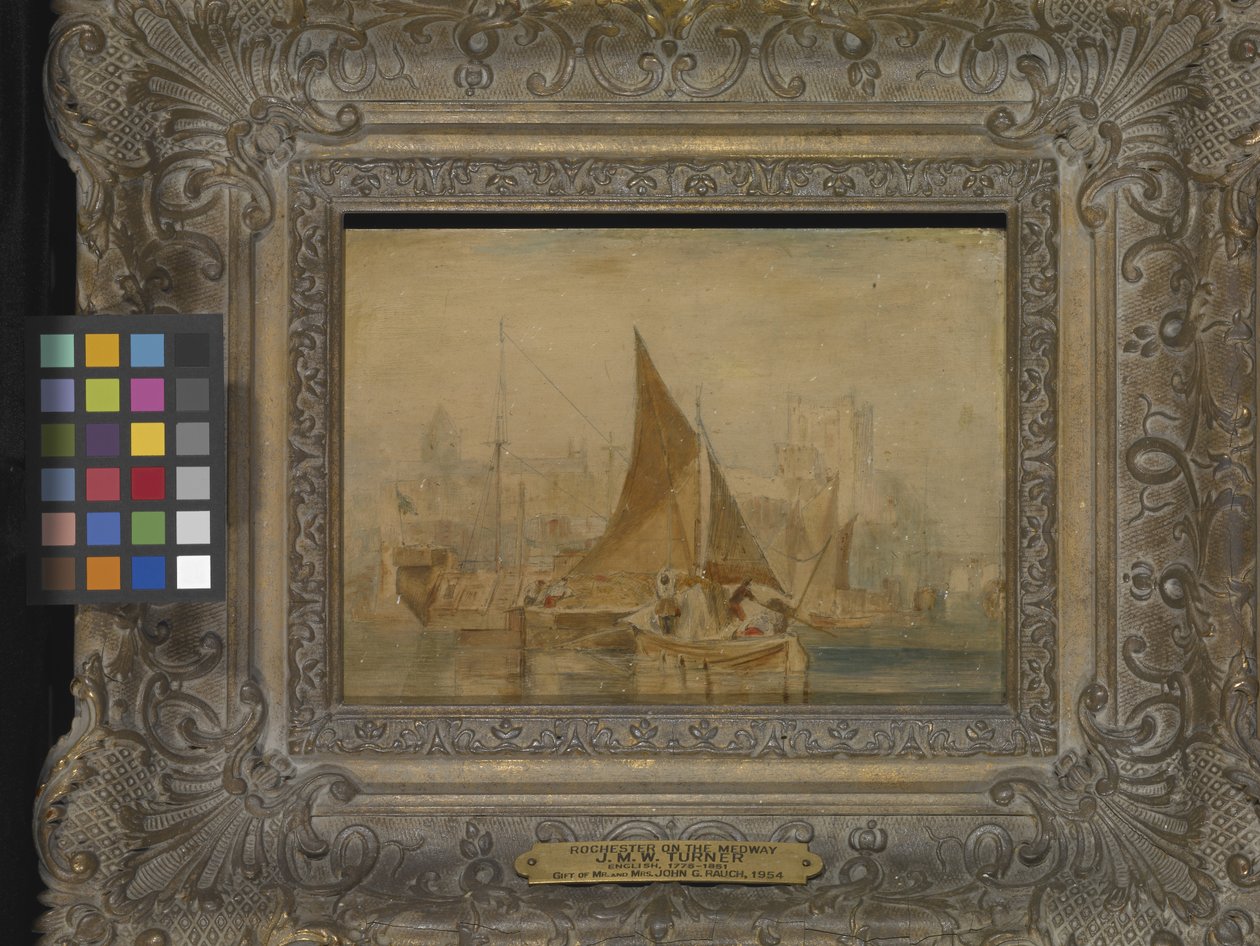 Rochester On The Medway (olej na płótnie) autorstwa Joseph Mallord William Turner