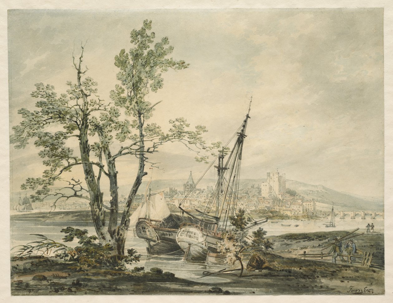 Rochester, ok. 1793 autorstwa Joseph Mallord William Turner