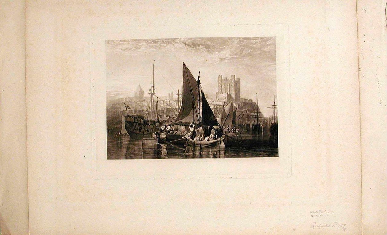 Rochester nad rzeką Medway autorstwa Joseph Mallord William Turner