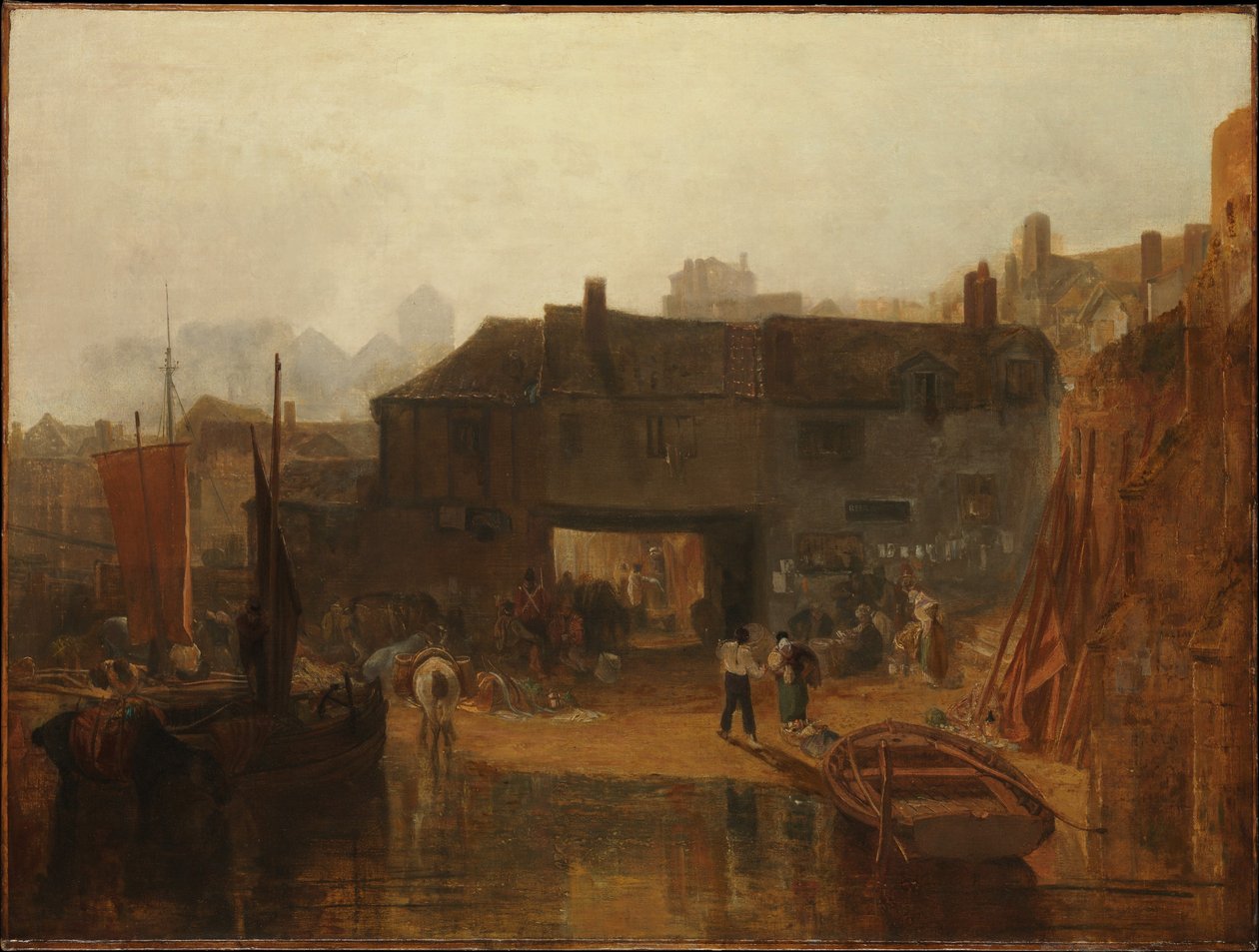 Saltash i prom wodny, Kornwalia autorstwa Joseph Mallord William Turner