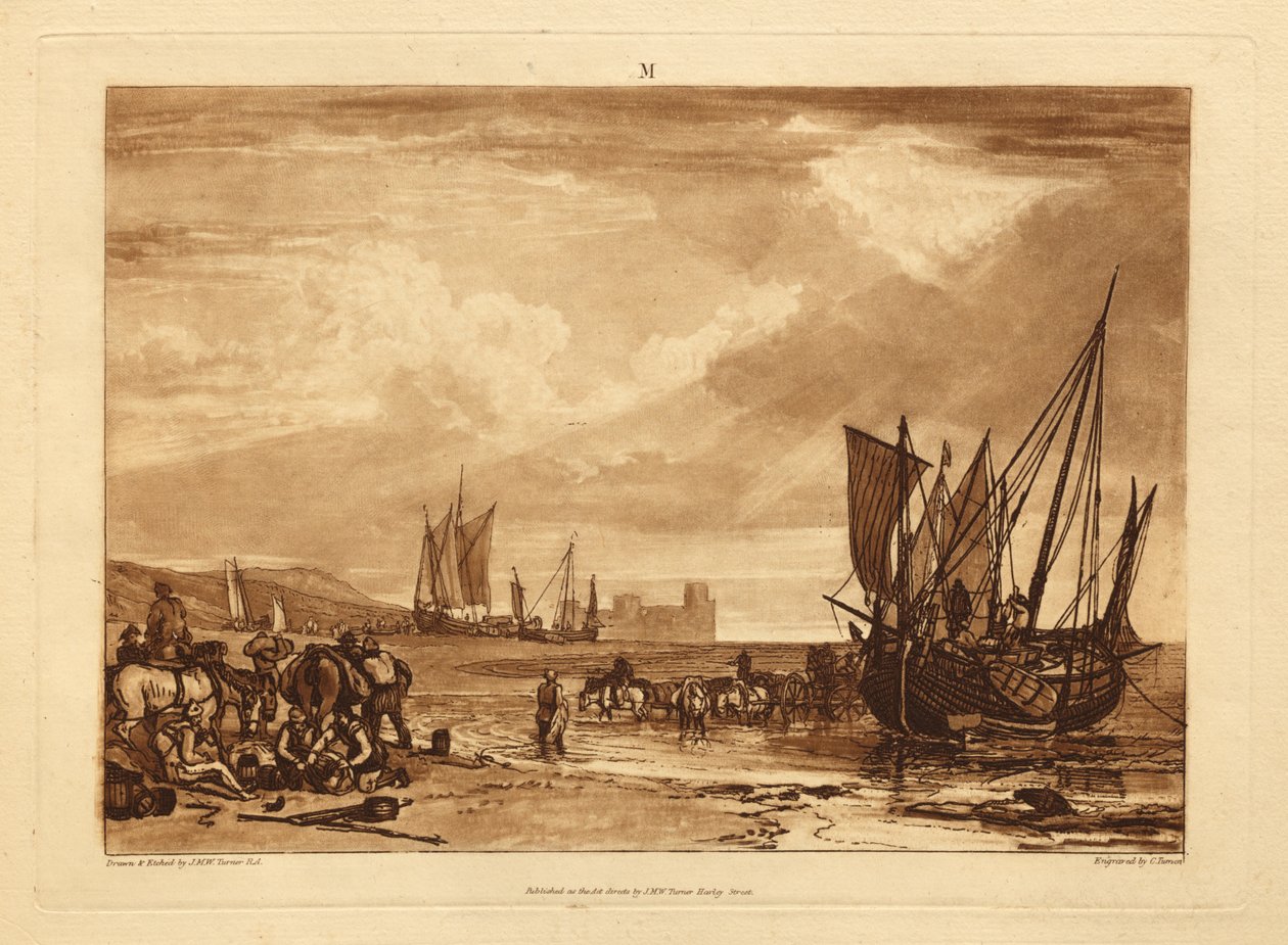 Scena na francuskim wybrzeżu autorstwa Joseph Mallord William Turner