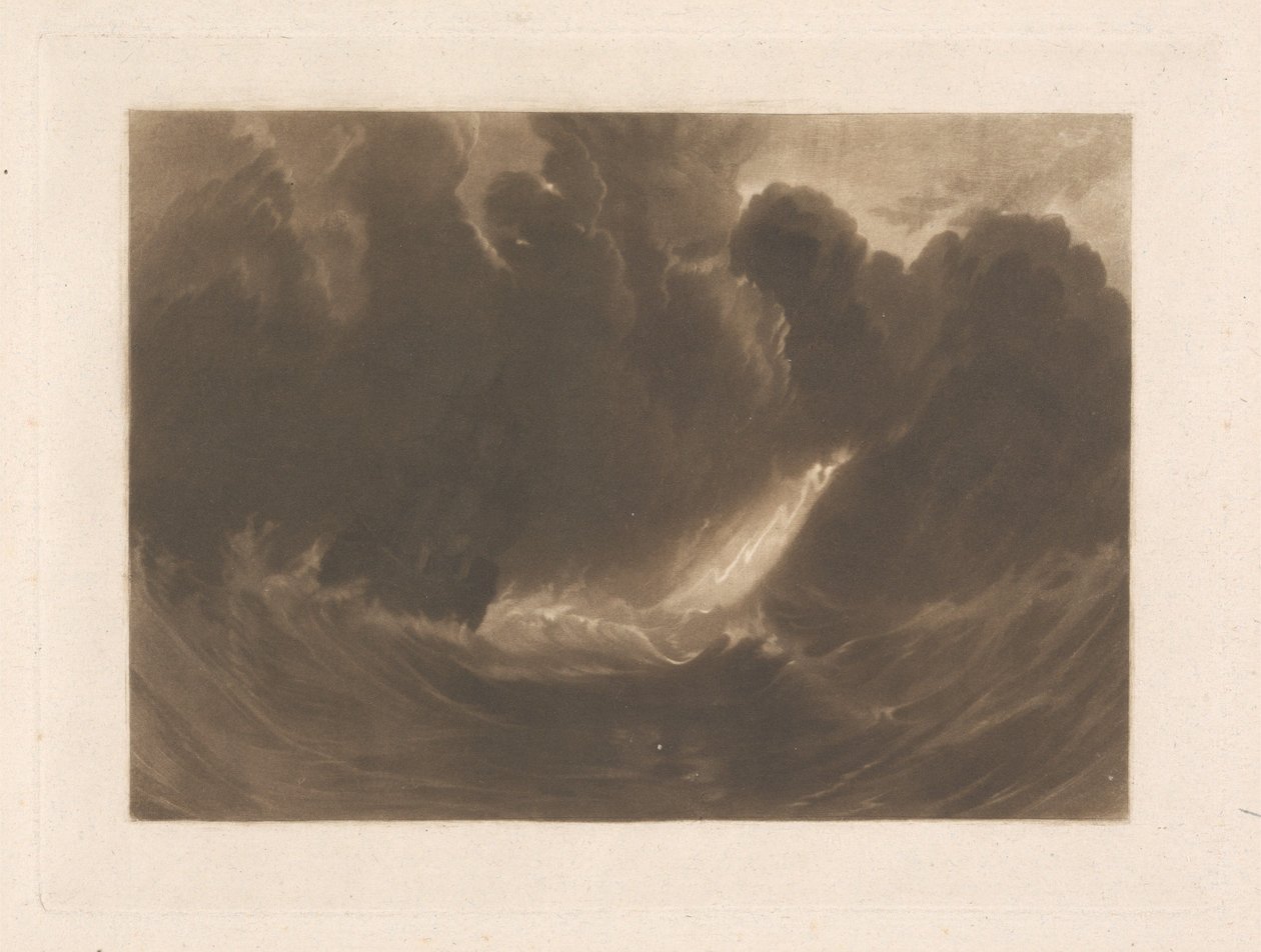 Statek podczas burzy autorstwa Joseph Mallord William Turner