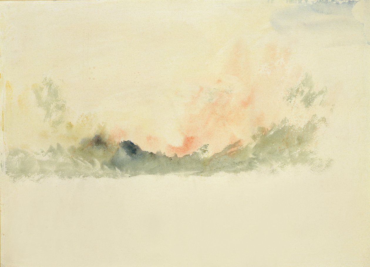 Studium nieba autorstwa Joseph Mallord William Turner