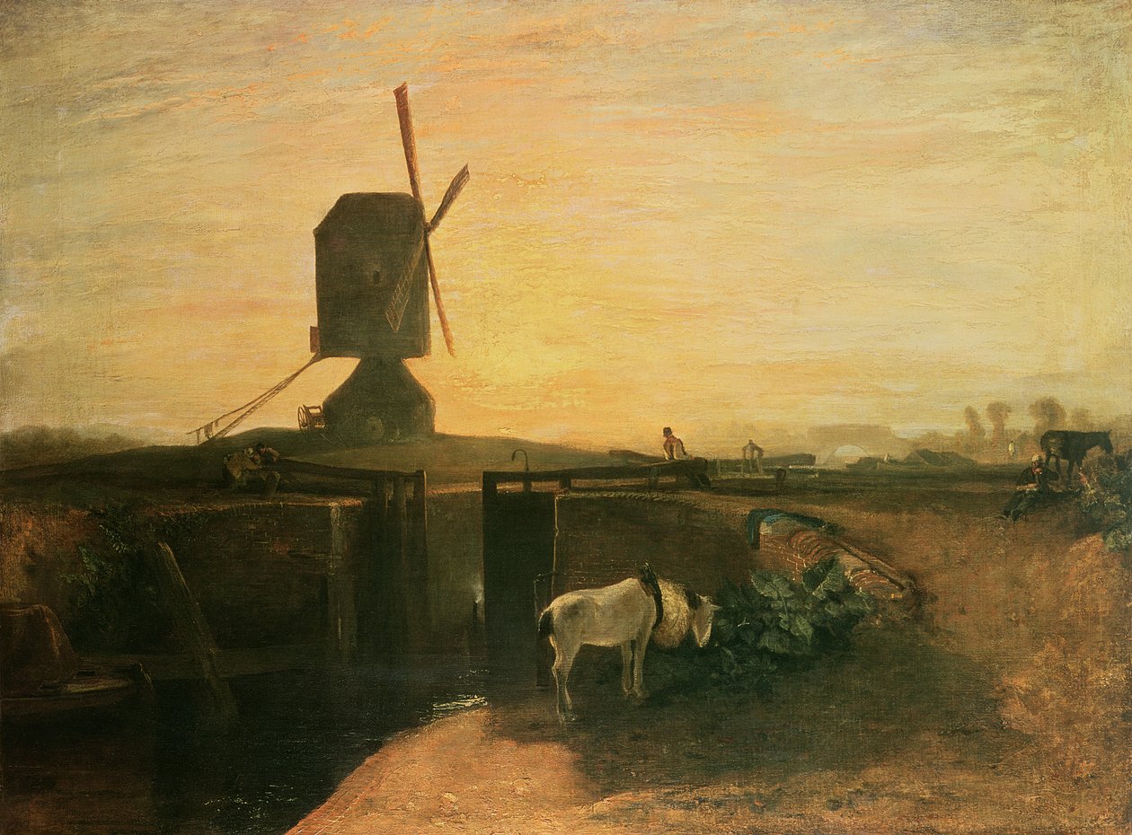 Młyn Southall, 1810 autorstwa Joseph Mallord William Turner