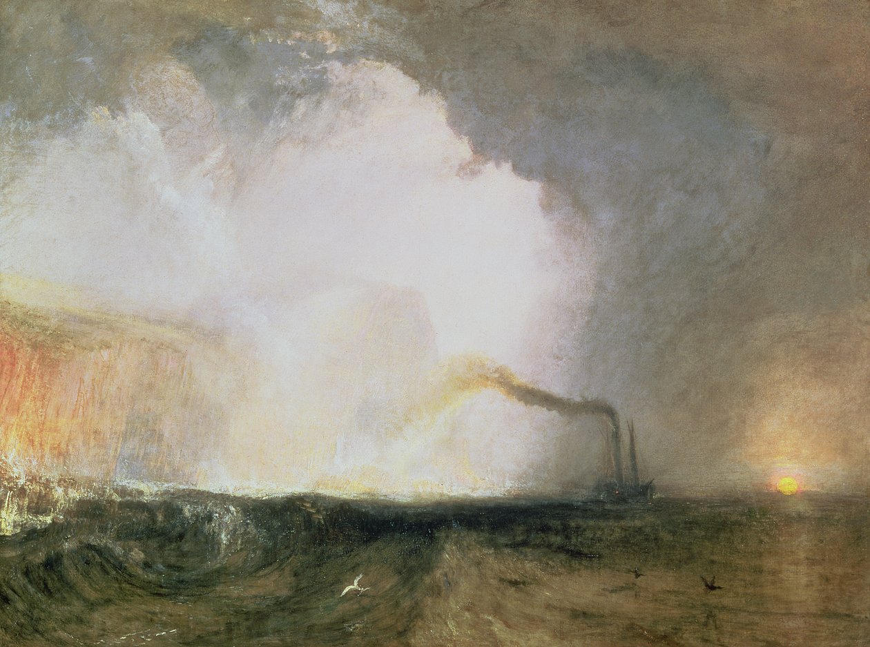 Staffa, jaskinia Fingala autorstwa Joseph Mallord William Turner