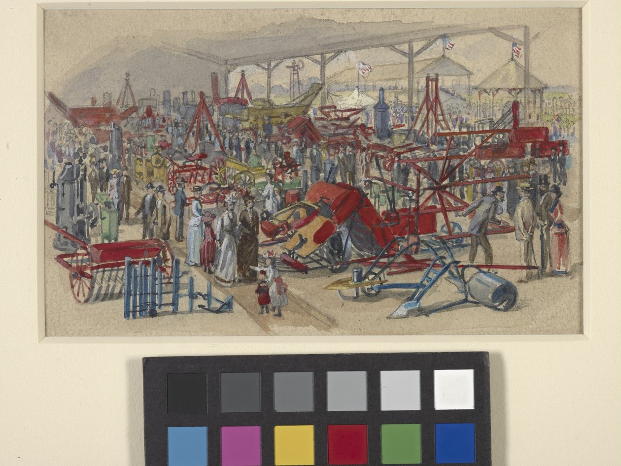 State Fair (akwarela na ołówku na białawym papierze) autorstwa Joseph Mallord William Turner