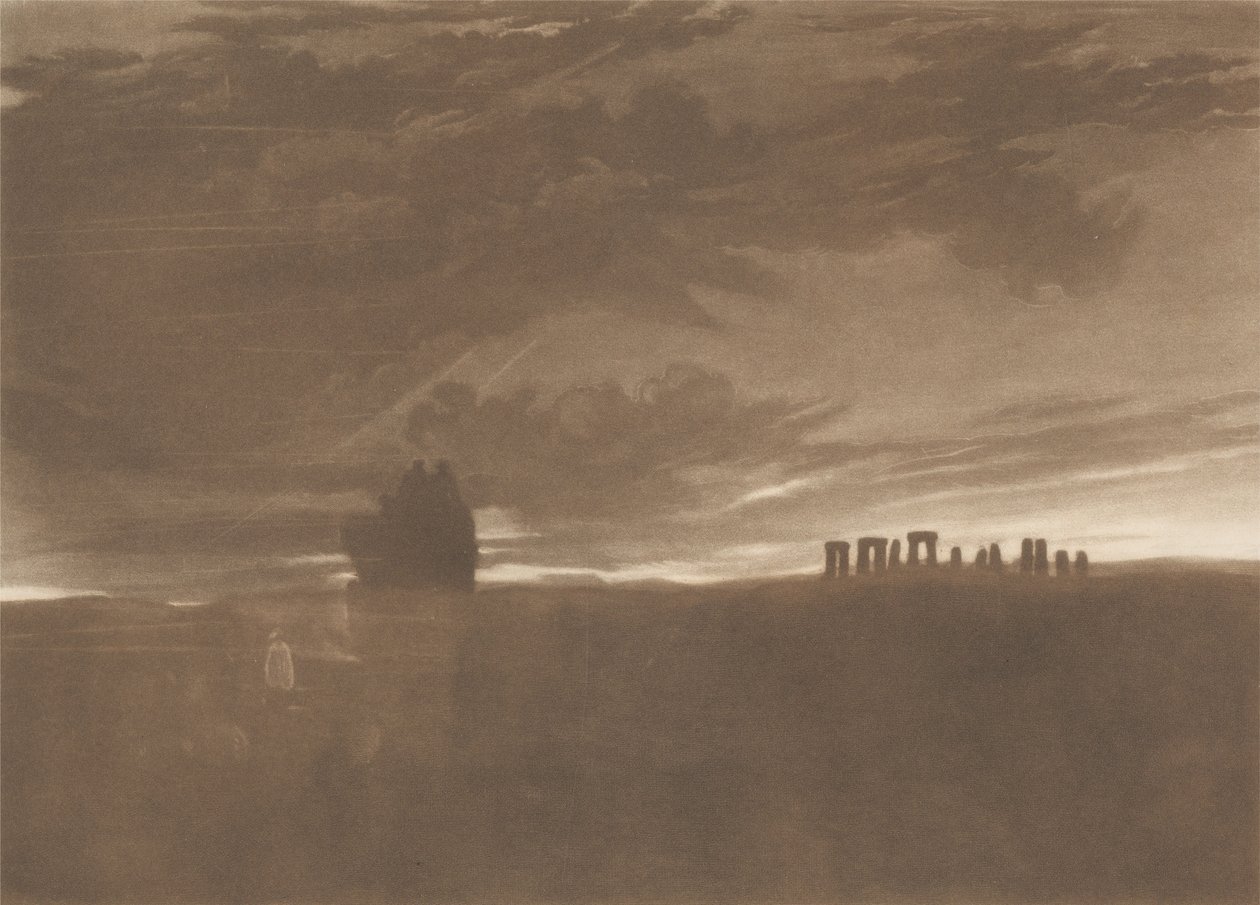Stonehenge o świcie autorstwa Joseph Mallord William Turner