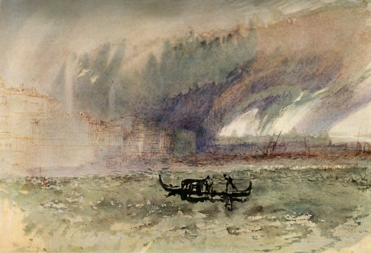 Burza na lagunach, ok. 1830, 1934. autorstwa Joseph Mallord William Turner