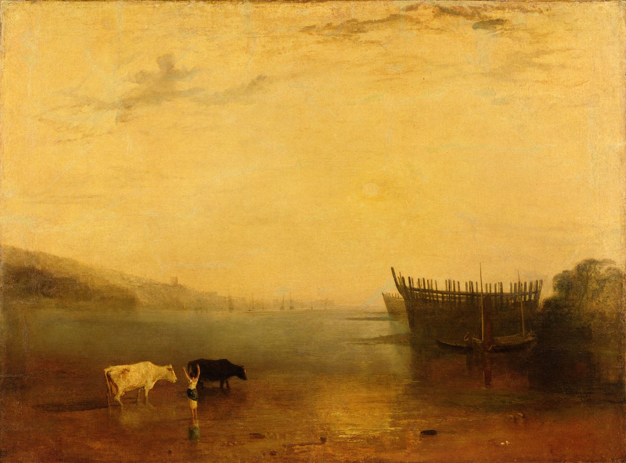 Port Teignmouth, ok. 1812 r autorstwa Joseph Mallord William Turner