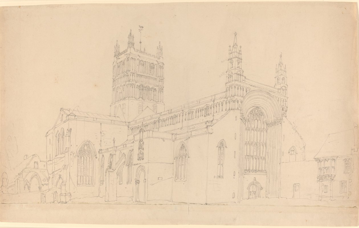 Opactwo Tewkesbury autorstwa Joseph Mallord William Turner
