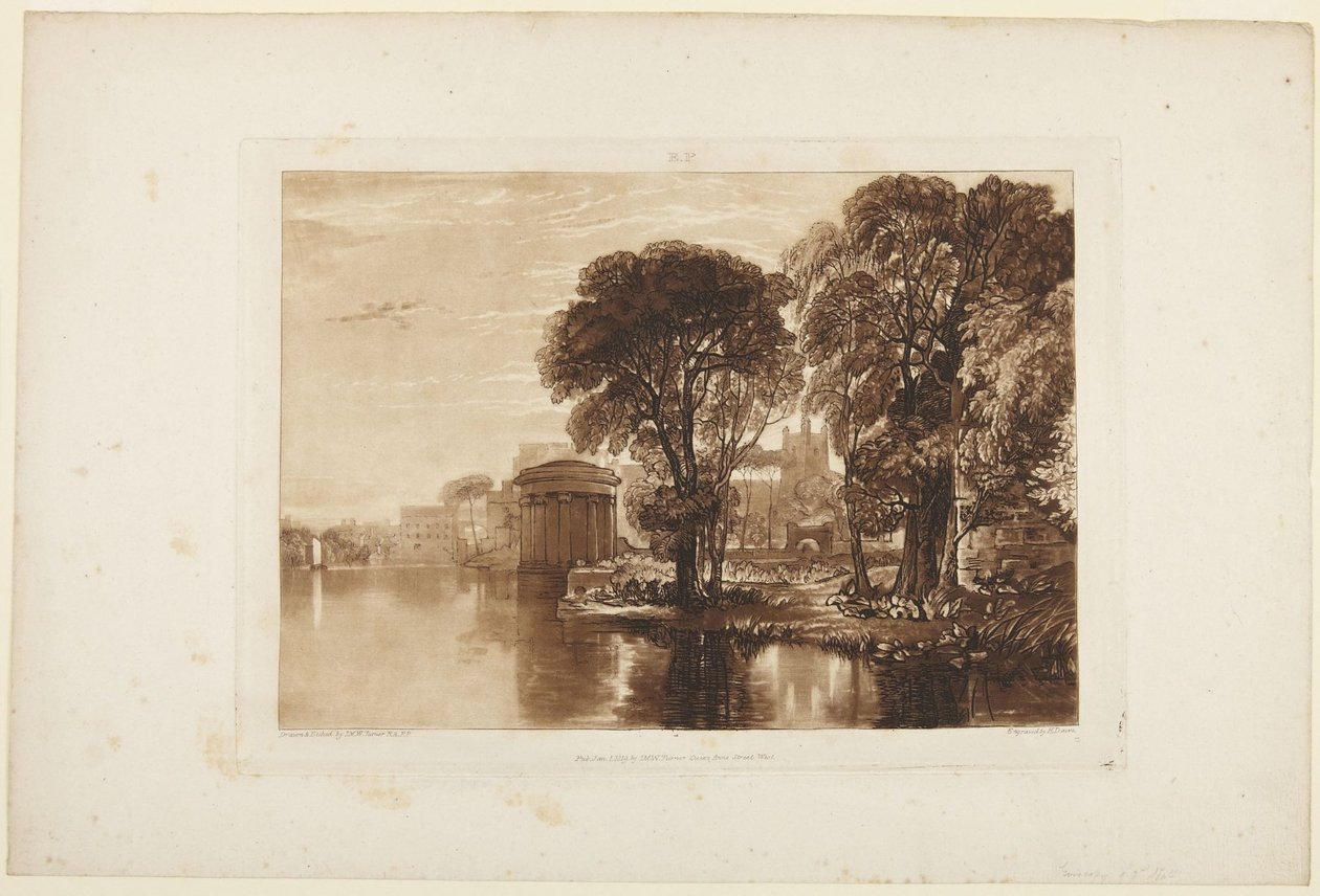 Alkowa, Isleworth autorstwa Joseph Mallord William Turner