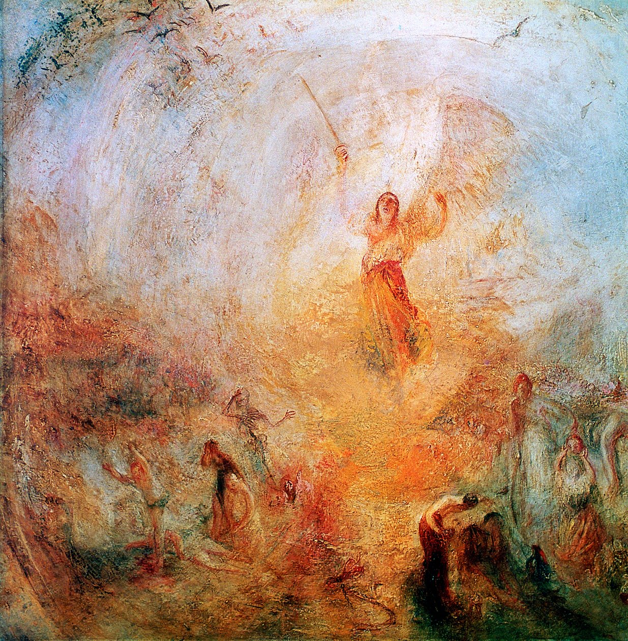 Anioł stojący w słońcu, 1846 autorstwa Joseph Mallord William Turner